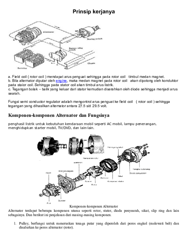 Detail Gambar Komponen Alternator Nomer 40