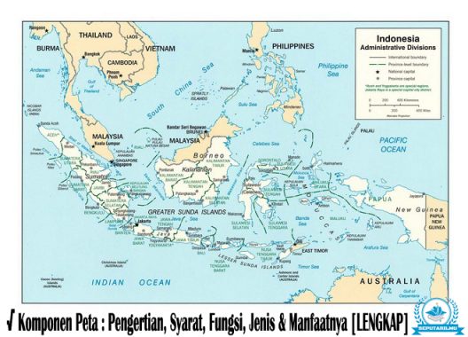 Detail Gambar Komponen Komponen Peta Nomer 20