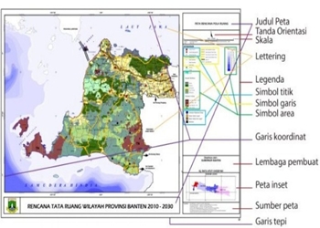 Detail Gambar Komponen Komponen Peta Nomer 25