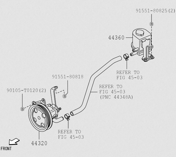 Detail Gambar Komponen Power Steering Nomer 39