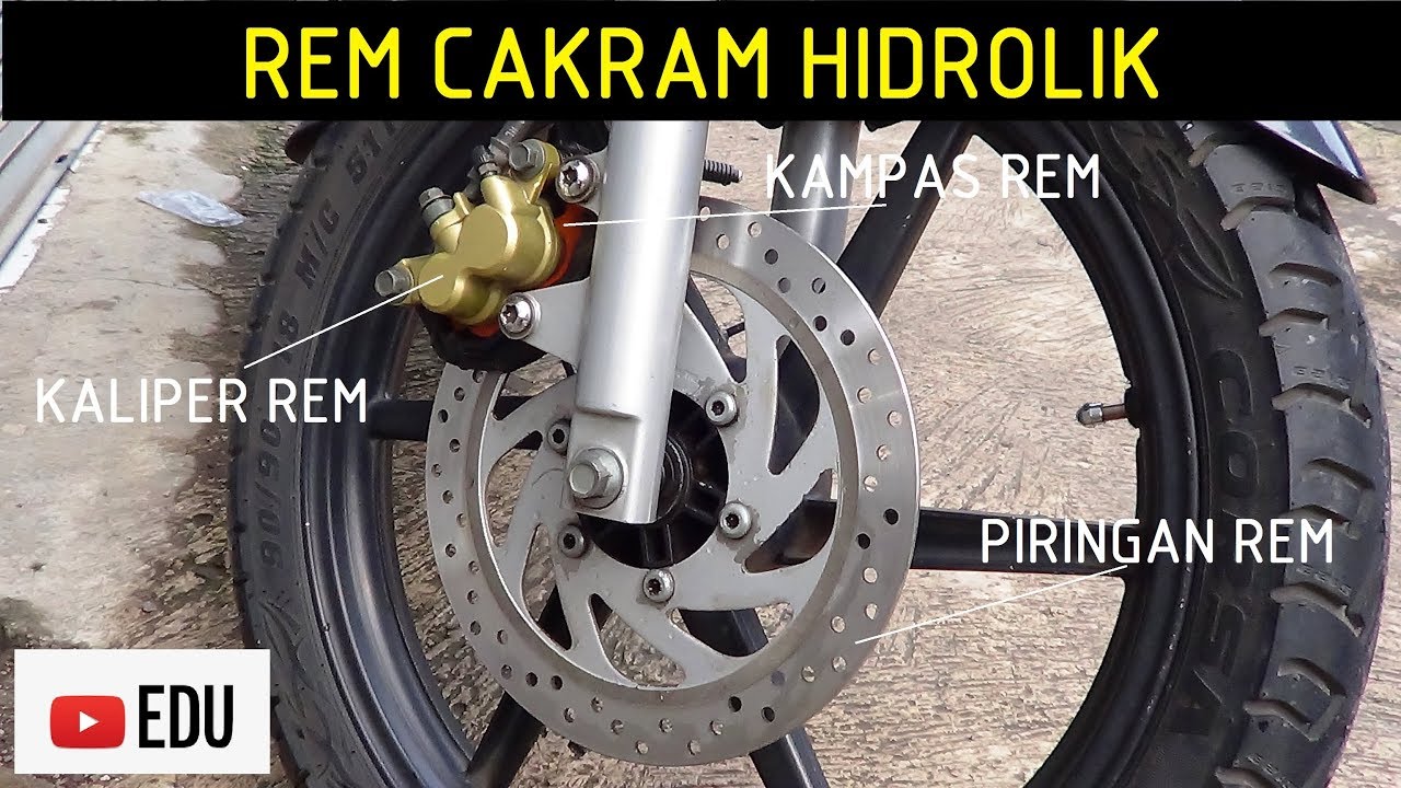 Detail Gambar Komponen Rem Cakram Sepeda Motor Nomer 18