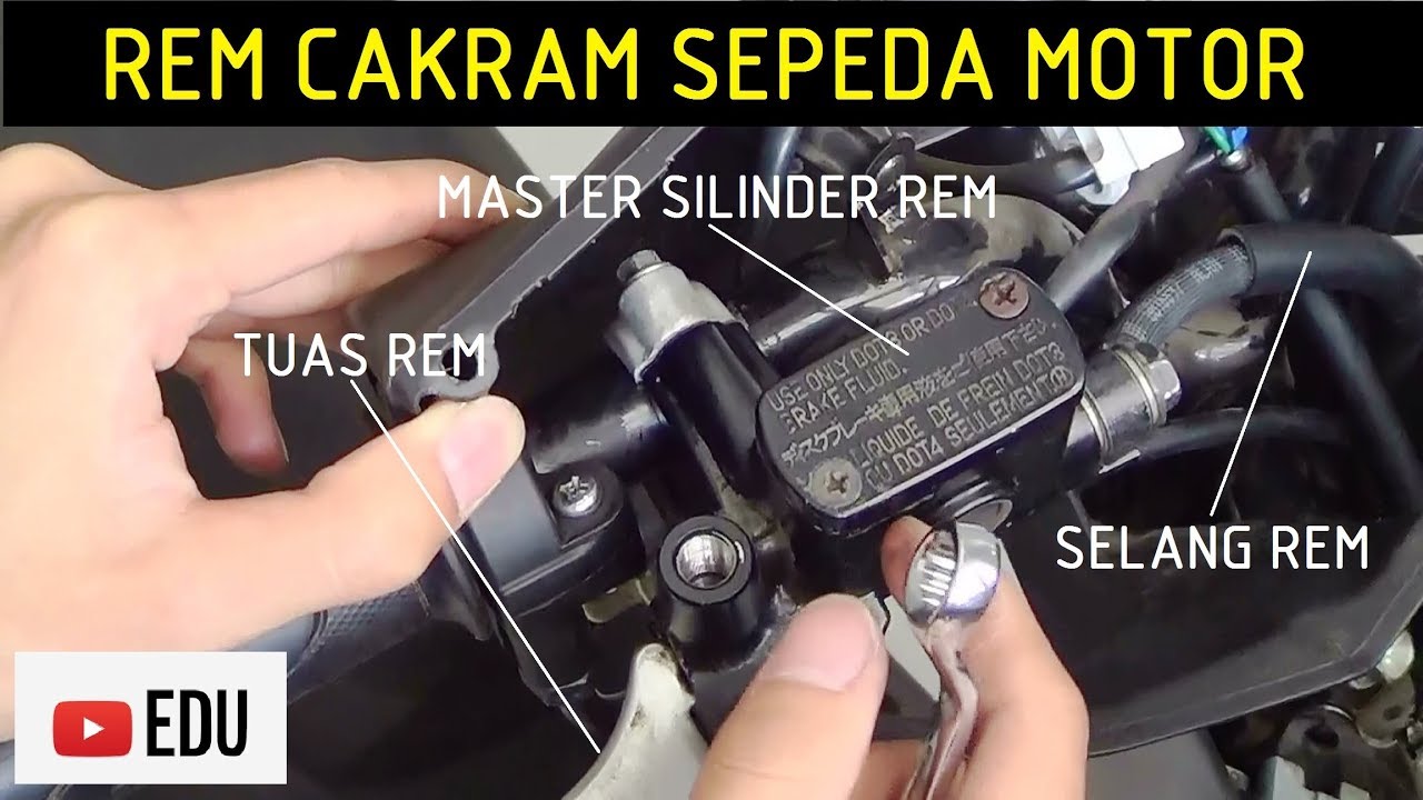 Detail Gambar Komponen Rem Cakram Sepeda Motor Nomer 25