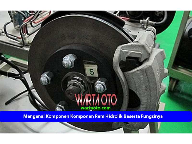 Detail Gambar Komponen Rem Cakram Sepeda Motor Nomer 54