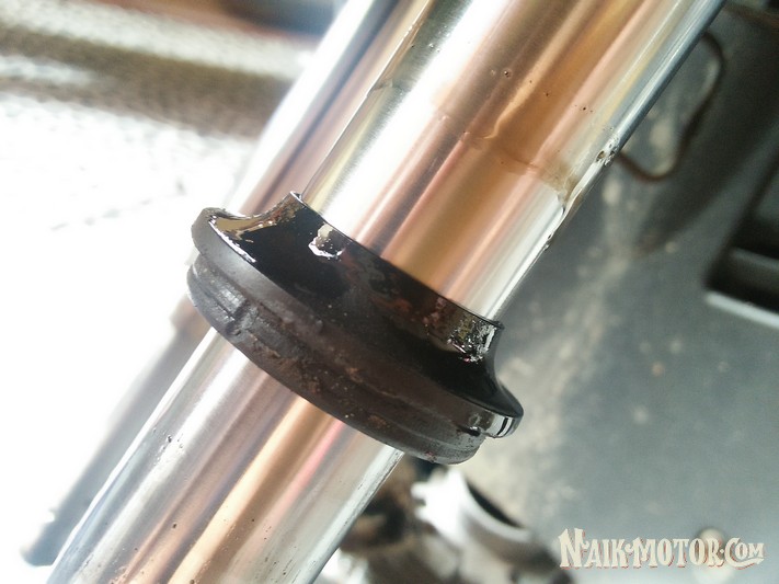 Detail Gambar Komponen Seal Shock Depan Motor Nomer 23