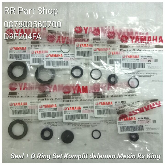 Detail Gambar Komponen Seal Shock Depan Motor Nomer 47