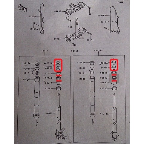 Detail Gambar Komponen Sok Depan Motor Nomer 6