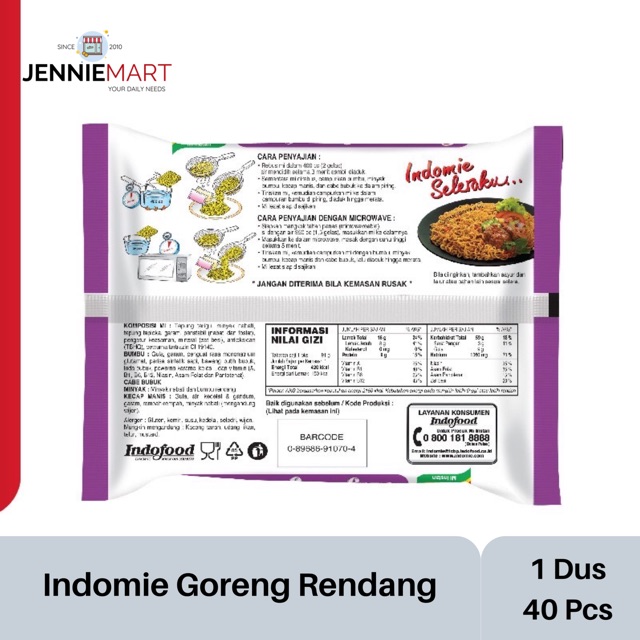 Detail Gambar Komposisi Indomie Goreng Nomer 7