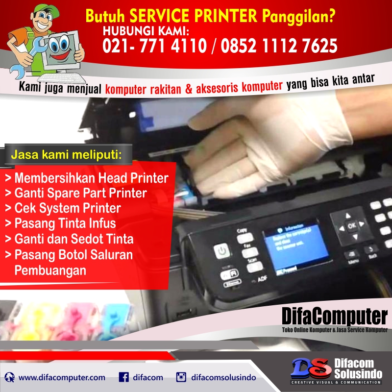 Detail Gambar Komputer Dan Printer Di Kantor Nomer 55