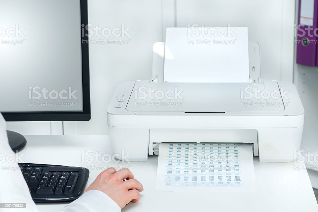 Detail Gambar Komputer Dan Printer Di Kantor Nomer 10