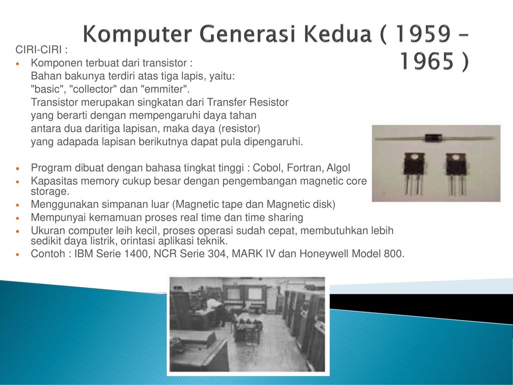 Detail Gambar Komputer Generasi Kedua Nomer 33