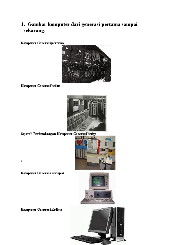 Detail Gambar Komputer Generasi Pertama Nomer 44