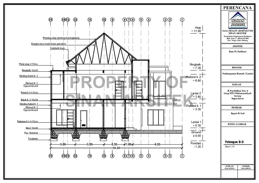 Detail Gambar Konstruksi Gudang Dwg Nomer 37