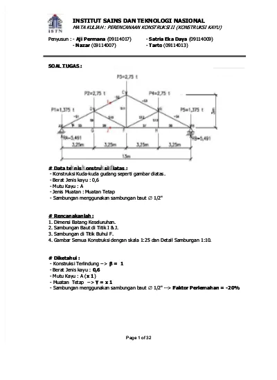 Detail Gambar Konstruksi Kuda Kuda Kayu Nomer 53