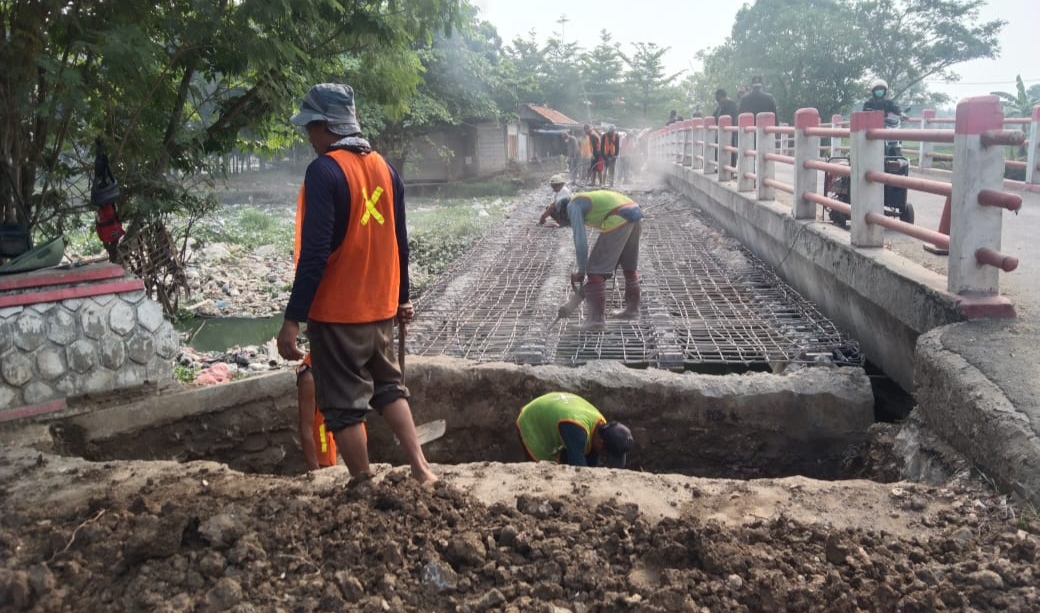 Detail Gambar Konstruksi Tahap Evaluasi Pada Proyek Jembatan Nomer 20