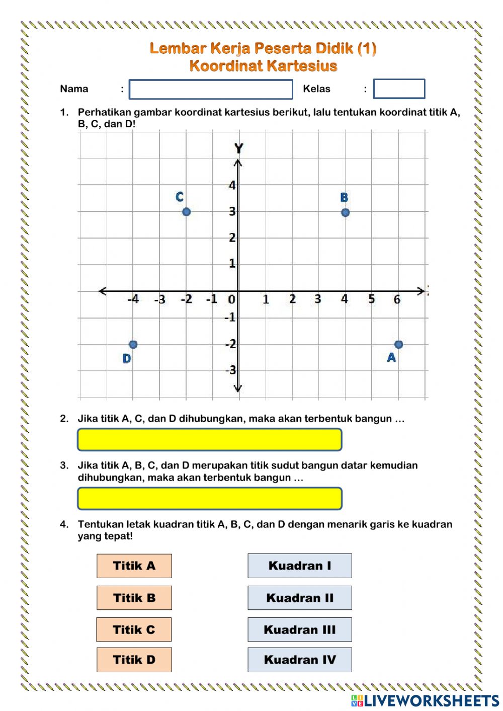 Detail Gambar Koordinat Kartesius Nomer 14