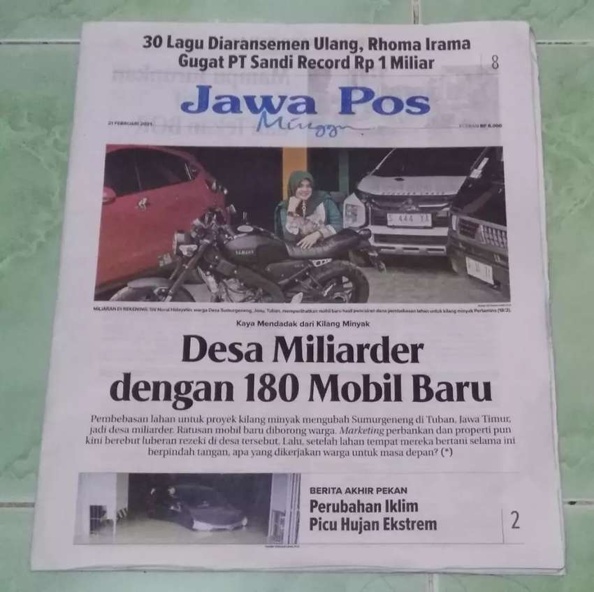 Detail Gambar Koran Jawa Pos Hari Ini Nomer 47