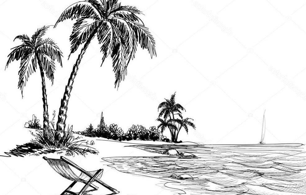 Detail Gambar Kosong Putih Gambar Pemandangan Hitam Putih Nomer 11