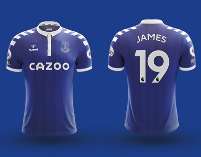 Detail Gambar Kostum Everton 2018 Nomer 50