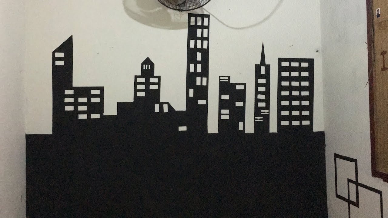 Detail Gambar Kota Di Dinding Kamar Nomer 2