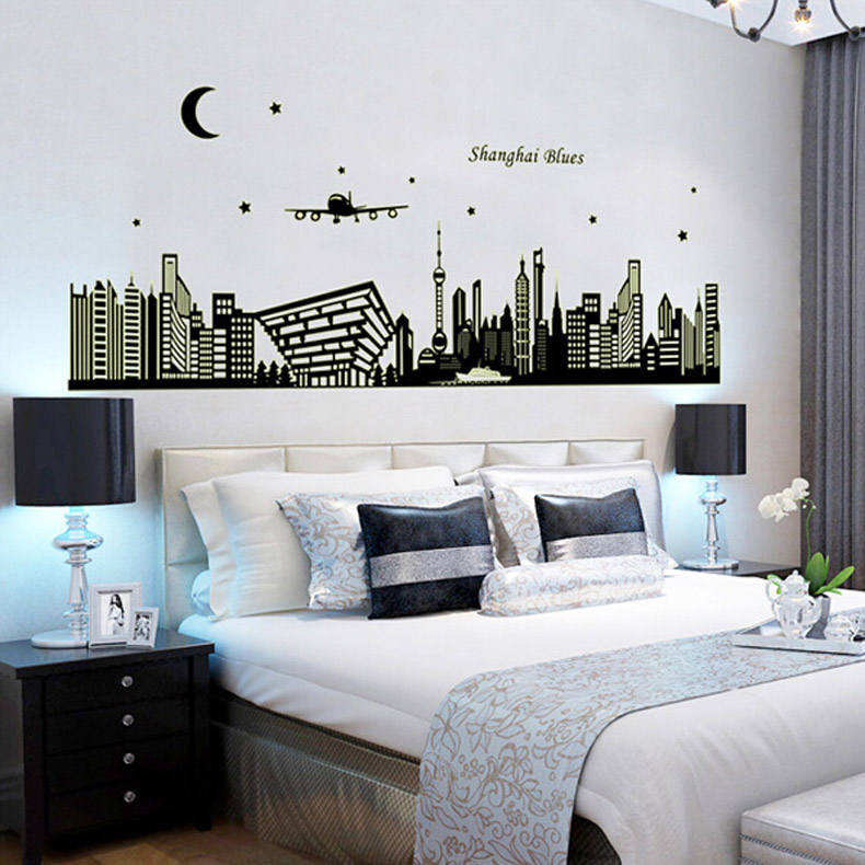 Detail Gambar Kota Di Dinding Kamar Nomer 10