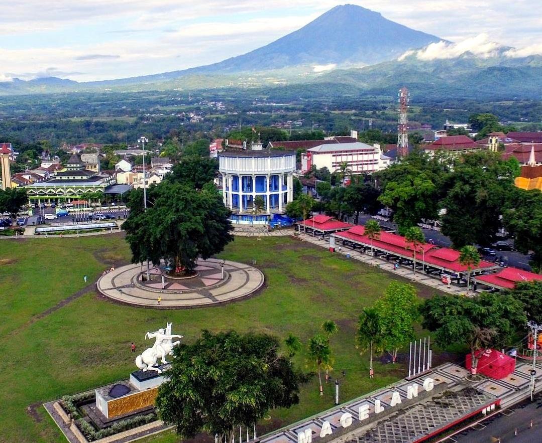 Detail Gambar Kota Magelang Dilihat Dari Atas Udara Nomer 2