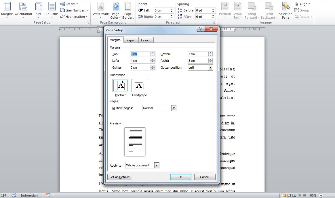 Detail Gambar Kotak Dialog Membuat Halaman Kertas Pada Word Nomer 31