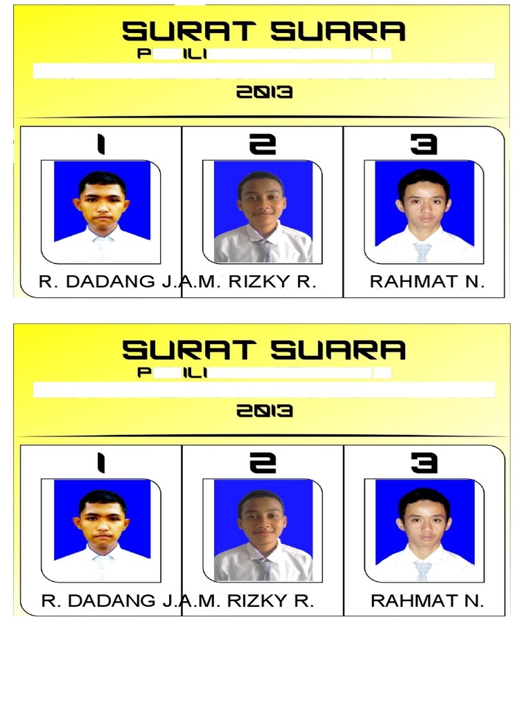 Detail Gambar Kotak Suara Pilkaos Nomer 14