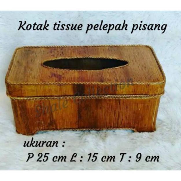 Detail Gambar Kotak Tisu Dari Pelepah Pisang Nomer 11