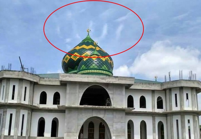 Detail Gambar Kubah Masjid Bertulisan Allah Nomer 7