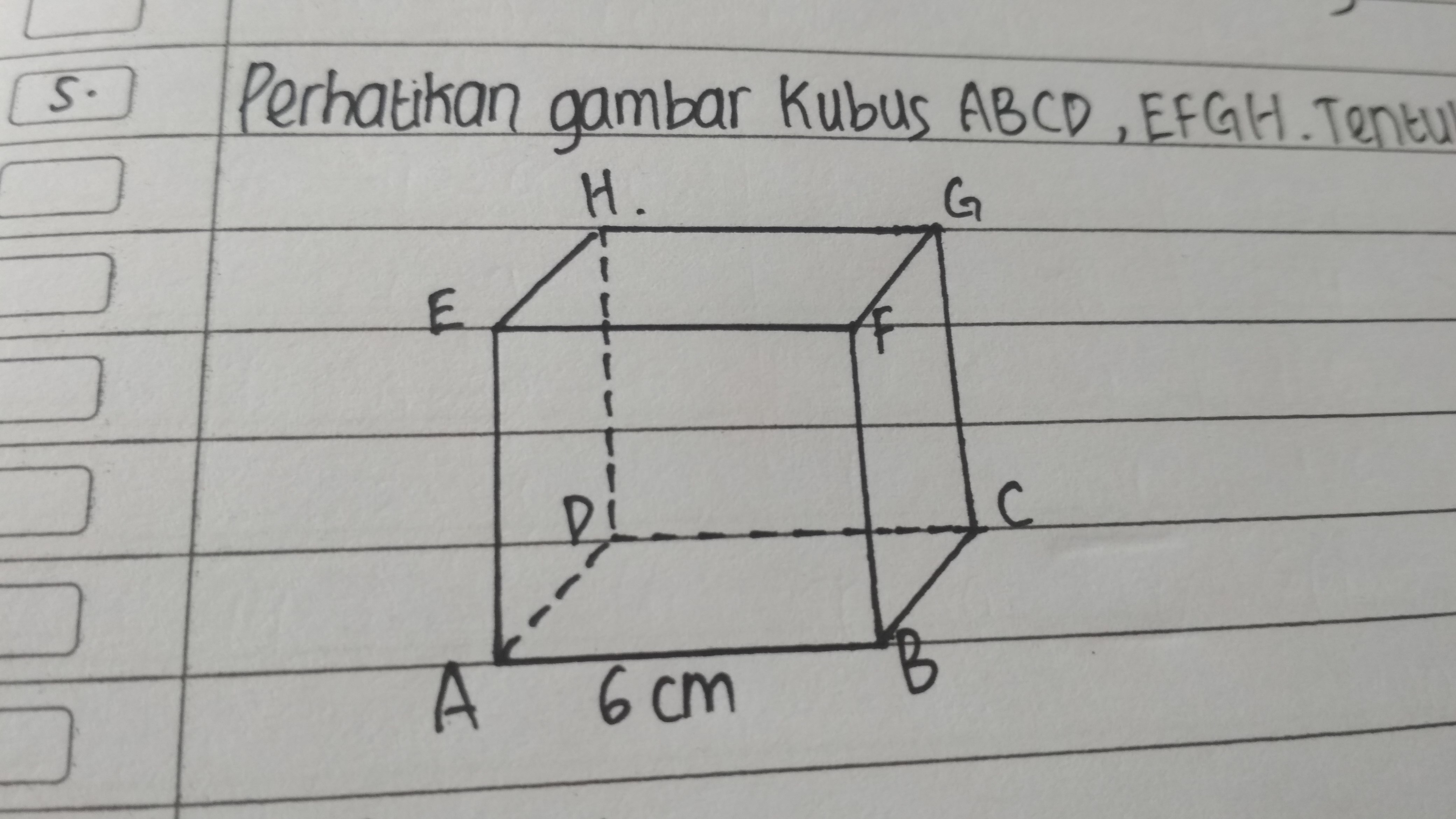 Detail Gambar Kubus Abcd Efgh Nomer 4