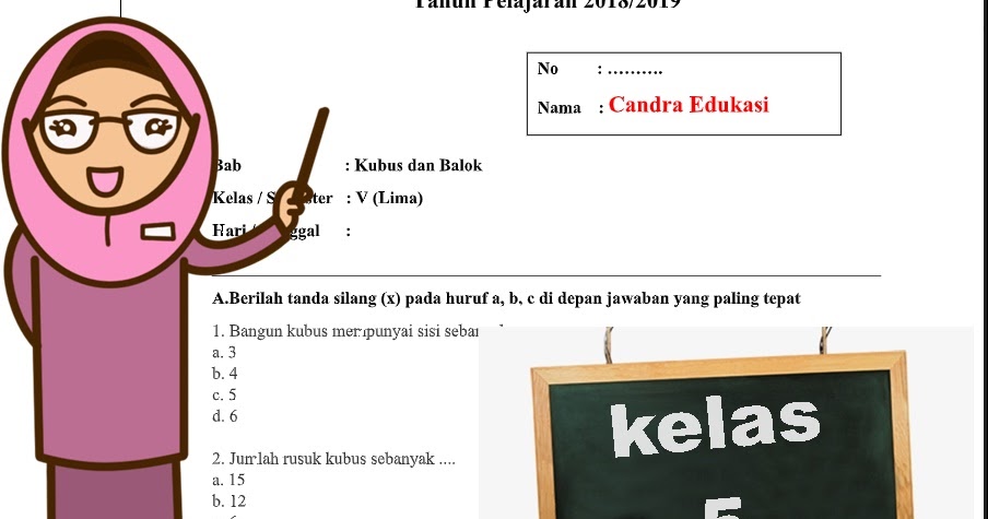 Detail Gambar Kubus Di Bagi Lima Nomer 24