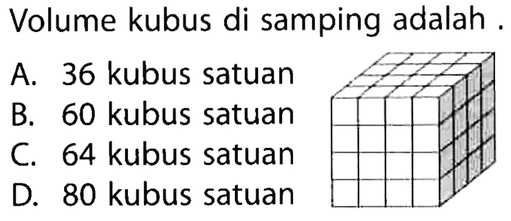 Detail Gambar Kubus Satuan Nomer 38