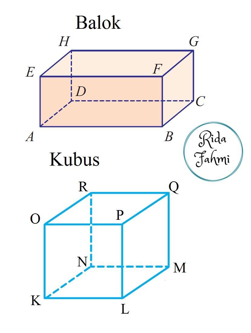 Detail Gambar Kubus Sifat Sifat Balok Nomer 3