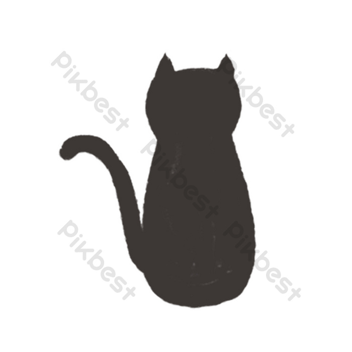 Detail Gambar Kucing Hitam Putih Simple Nomer 54