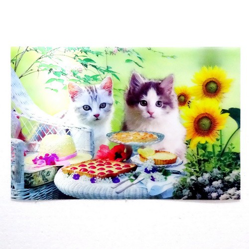 Gambar Kucing Tiga Dimensi - KibrisPDR