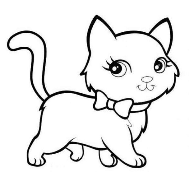 Detail Gambar Kucing Untuk Diwarnai Nomer 35