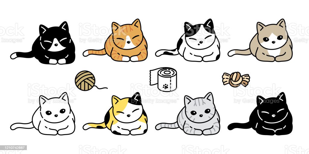 Detail Gambar Kucing Vector Nomer 27