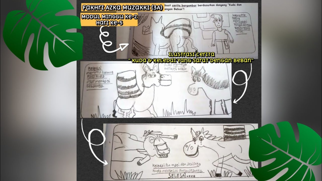 Detail Gambar Kuda Dan Keledai Yang Sarat Dengan Beban Nomer 24