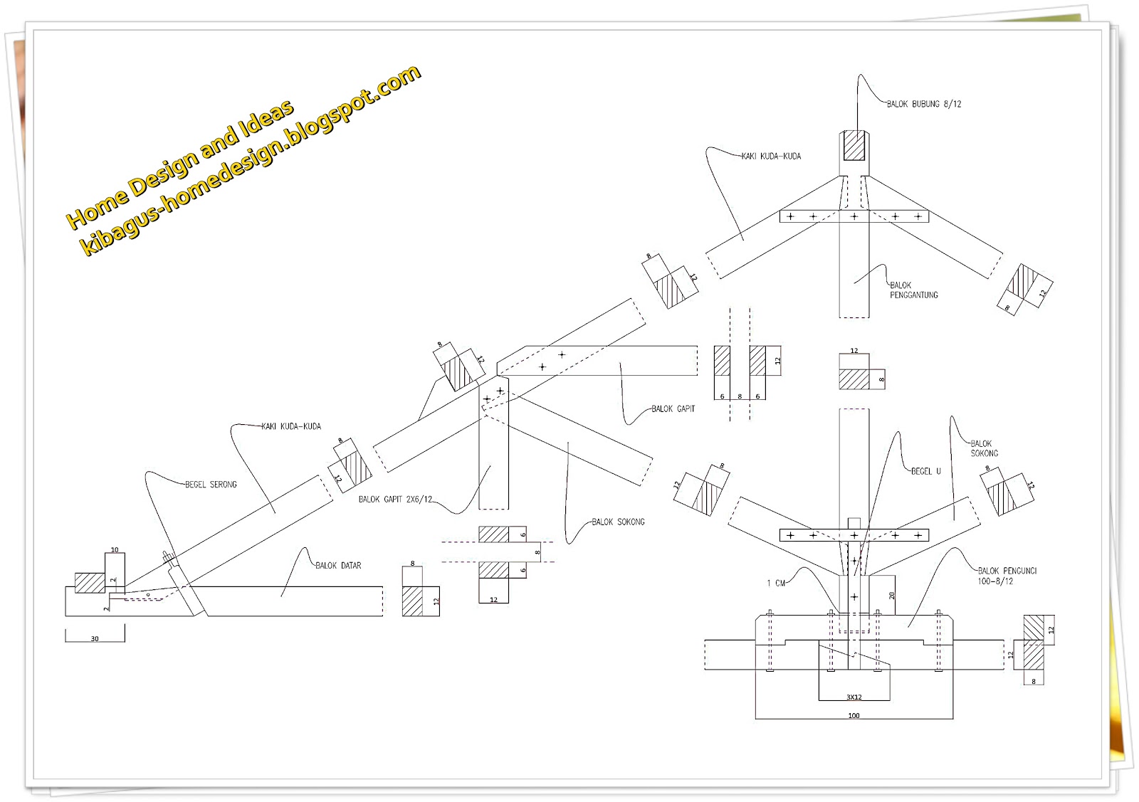 Detail Gambar Kuda Kuda Kayu Nomer 40