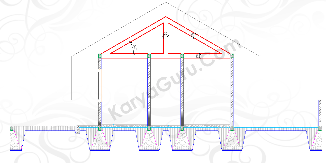 Detail Gambar Kuda Kuda Rumah Nomer 48