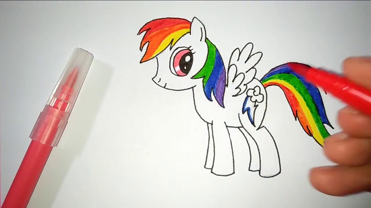 Detail Gambar Kuda Poni Rainbow Dash Nomer 11