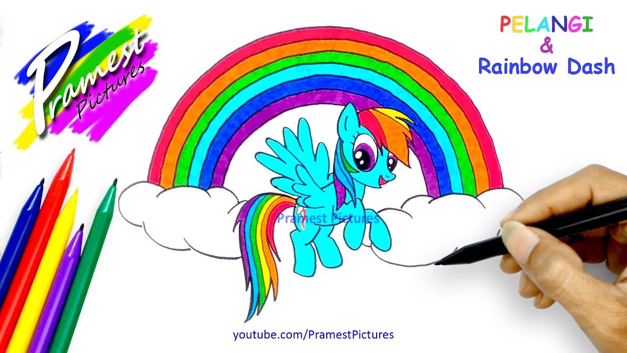 Detail Gambar Kuda Poni Rainbow Dash Nomer 19