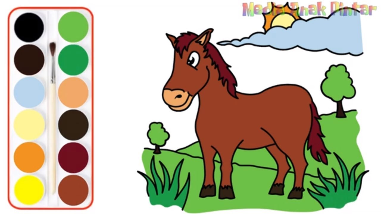 Gambar Kuda Untuk Anak Tk - KibrisPDR