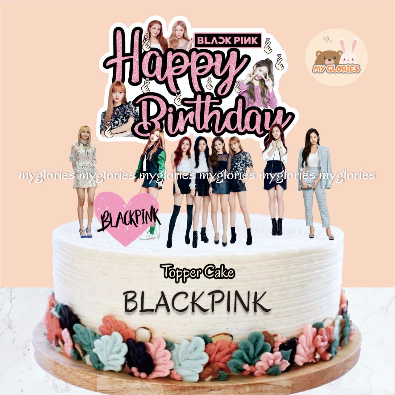 Detail Gambar Kue Blackpink Nomer 7