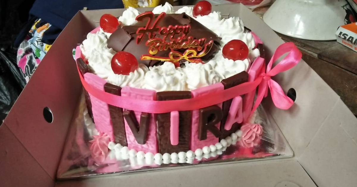 Detail Gambar Kue Bolu Ulang Tahun Nomer 31