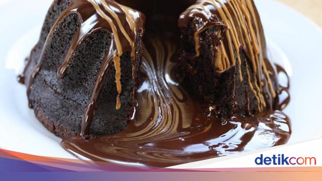 Detail Gambar Kue Coklat Meleleh Nomer 45