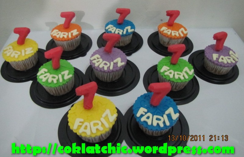 Detail Gambar Kue Cupcake Gambar Angka Nomer 13