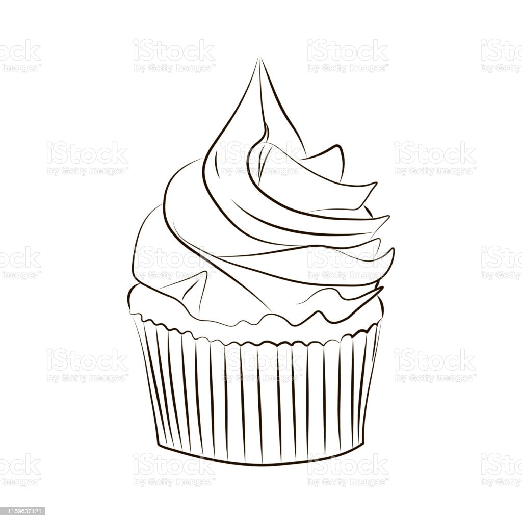 Detail Gambar Kue Pap Cake Sketsa Hitam Puth Nomer 49