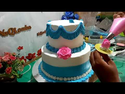 Detail Gambar Kue Pengantin 2 Tingkat Nomer 16