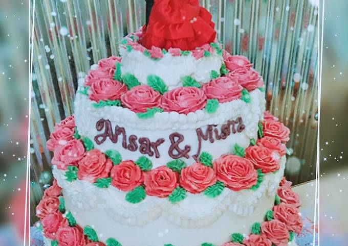 Detail Gambar Kue Pengantin 3 Tingkat Nomer 40